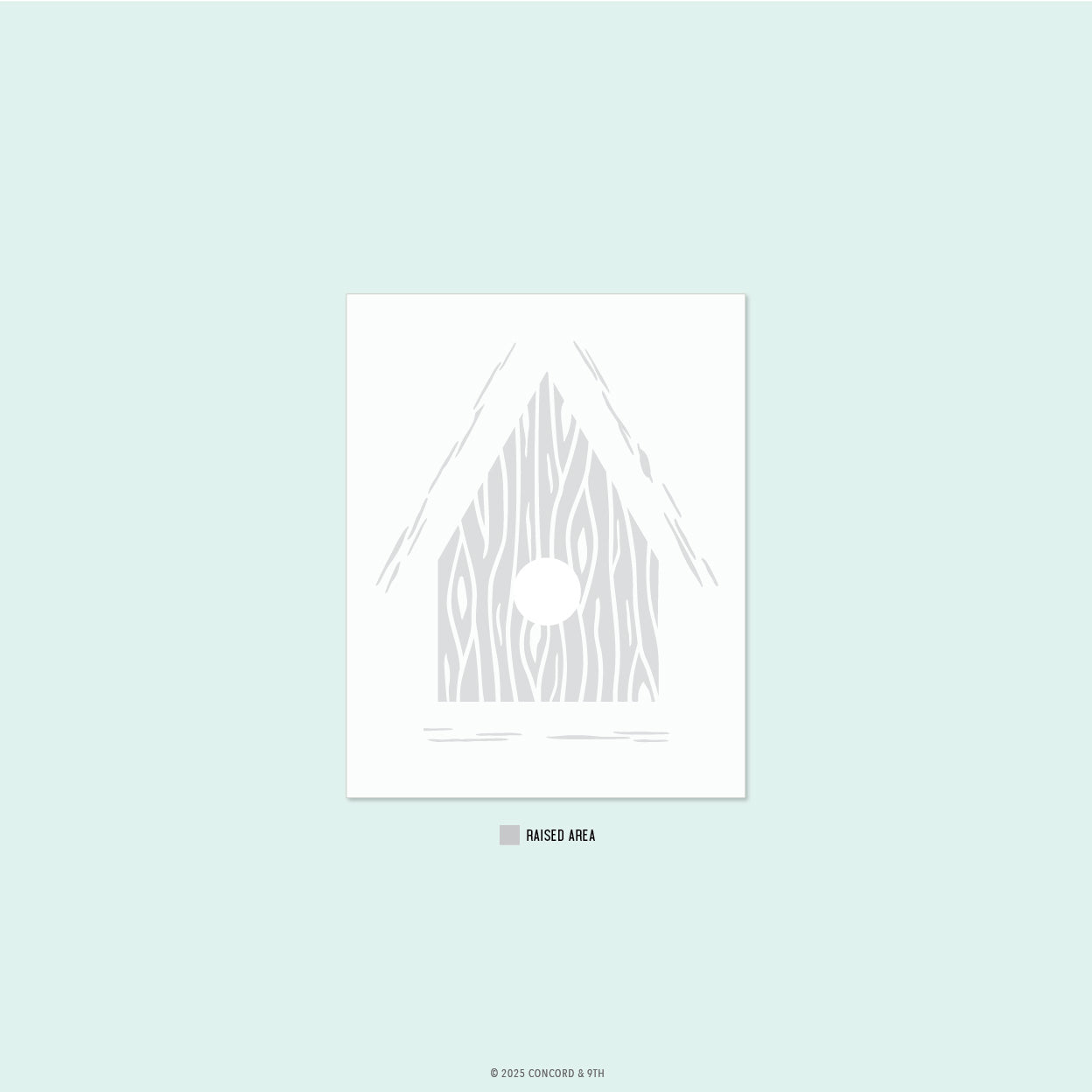 Birdhouse Blossoms Embossing Folder