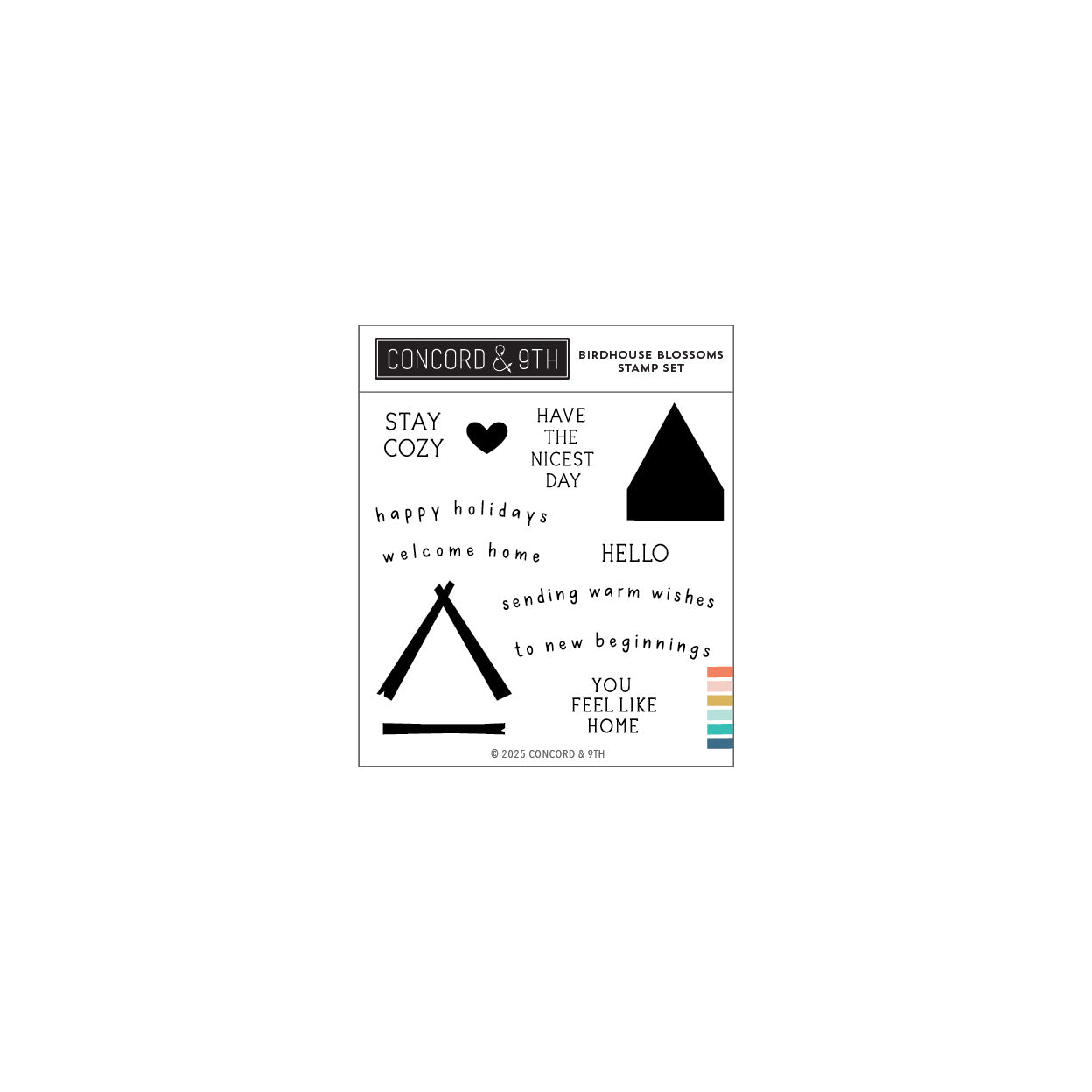 Birdhouse Blossoms Stamp Set