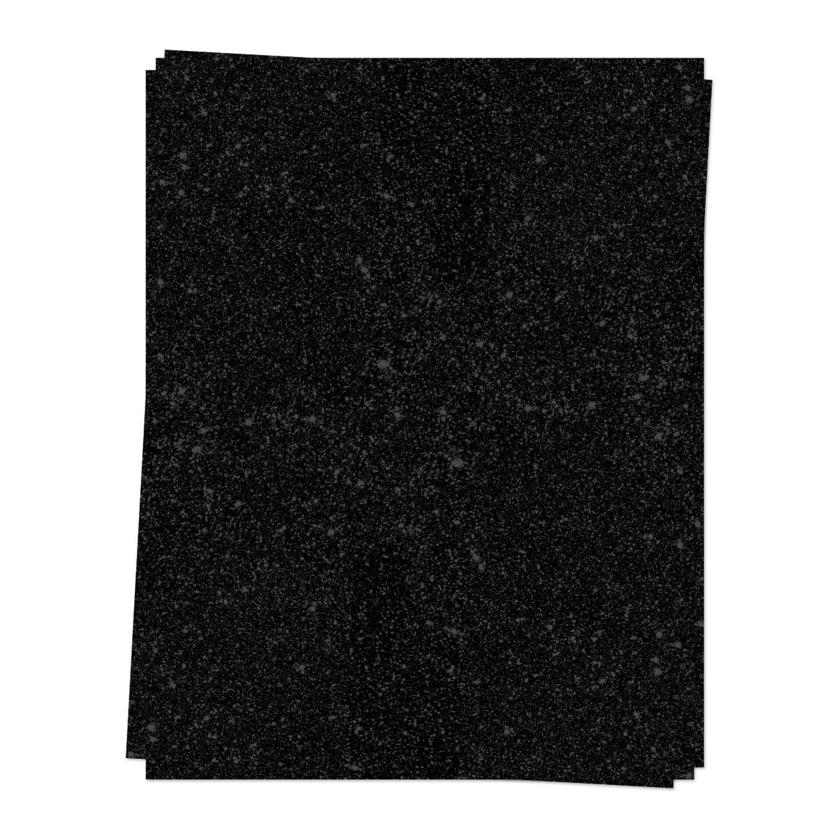 Black Glitter Cardstock