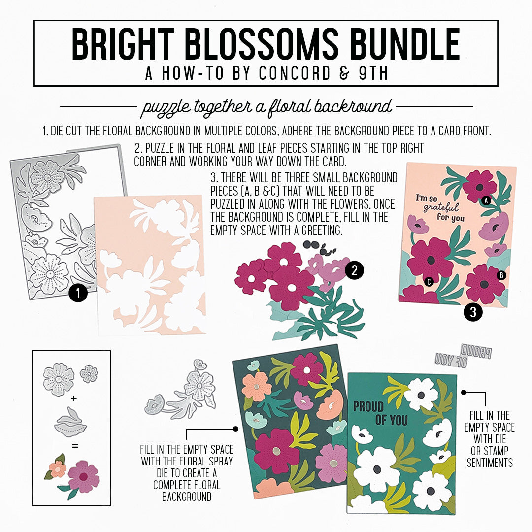 Bright Blossoms Stamp Set