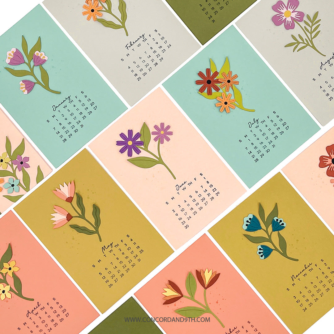 Calendar Cardstock - Concord & 9th Calendar Cardstock - Concord & 9th
