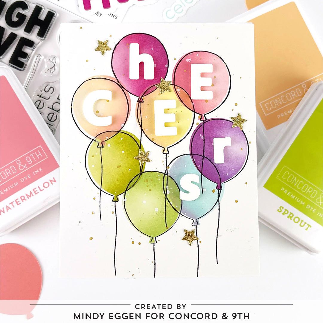 Bunch of Balloons Stencil Pack