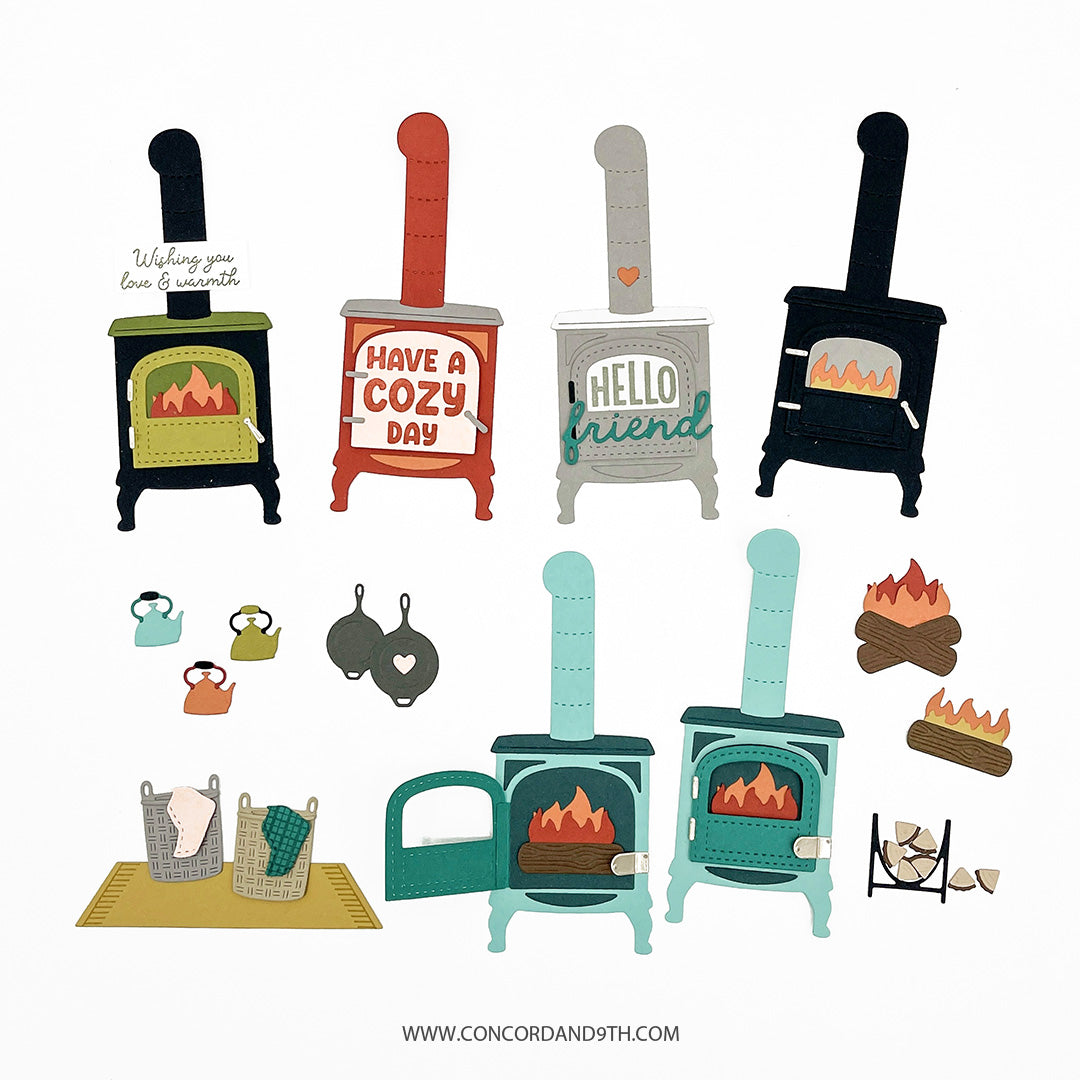 By the Fire Stamp Set