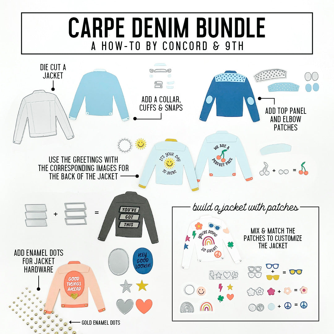 Carpe Denim Stamp Set