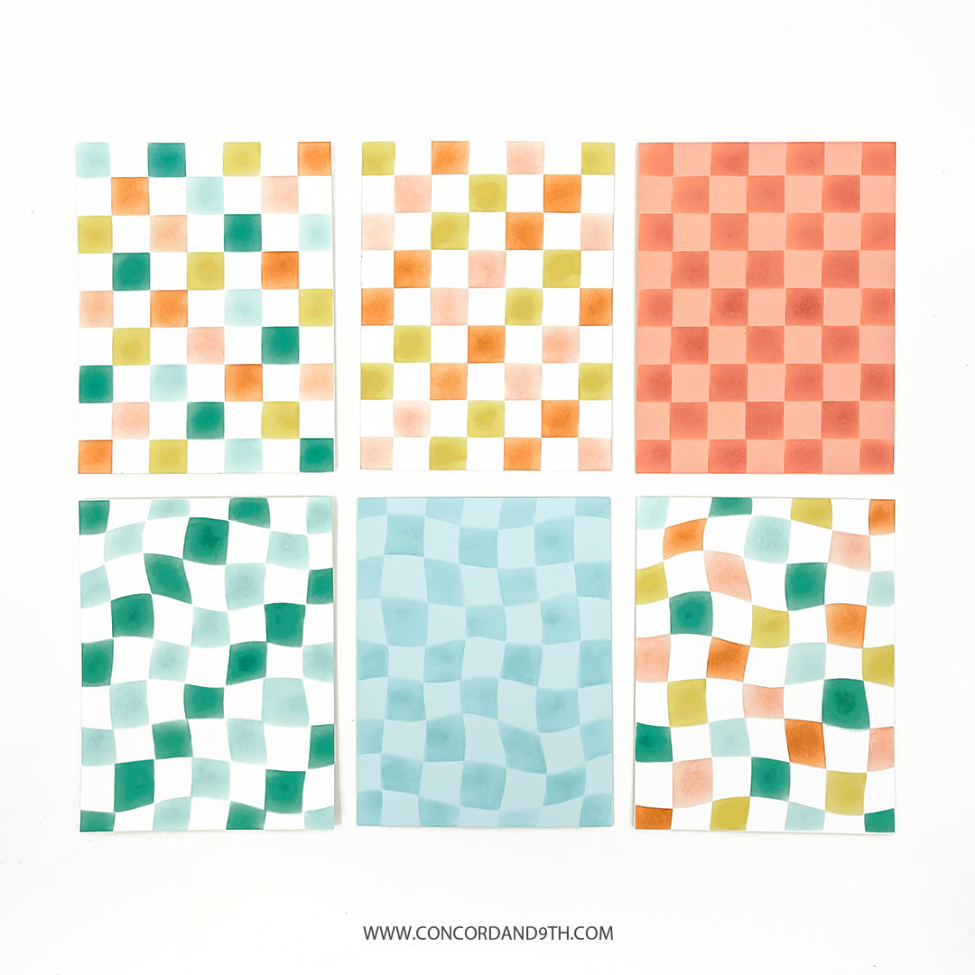 Checkered Stencil Pack