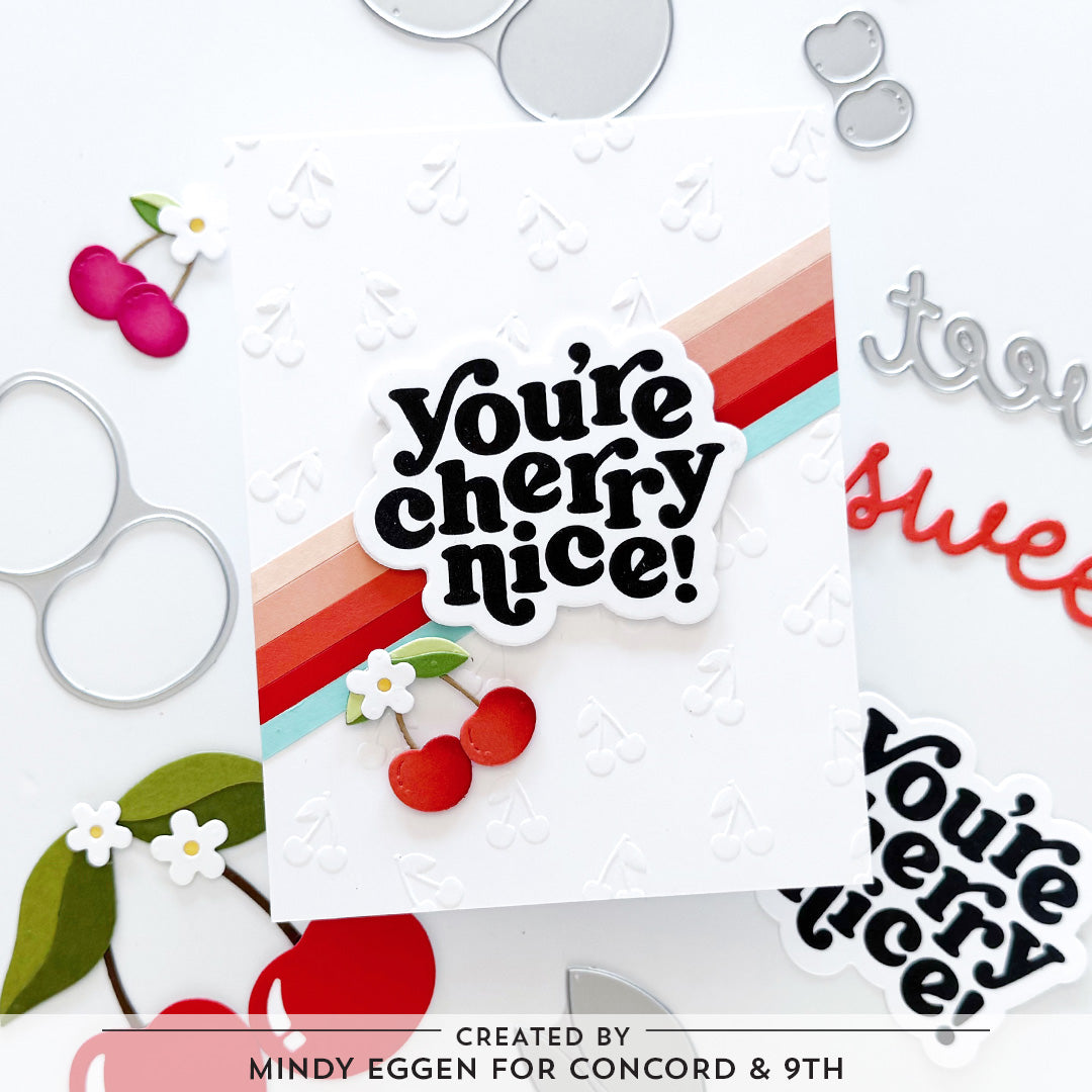 Cherry Nice Embossing Folder