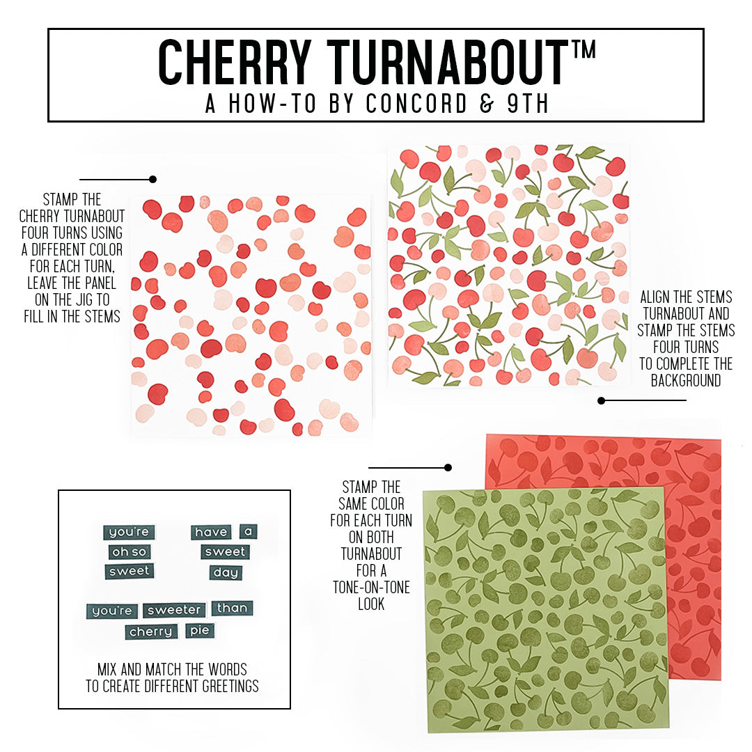 Cherry Turnabout™ Stamp Set