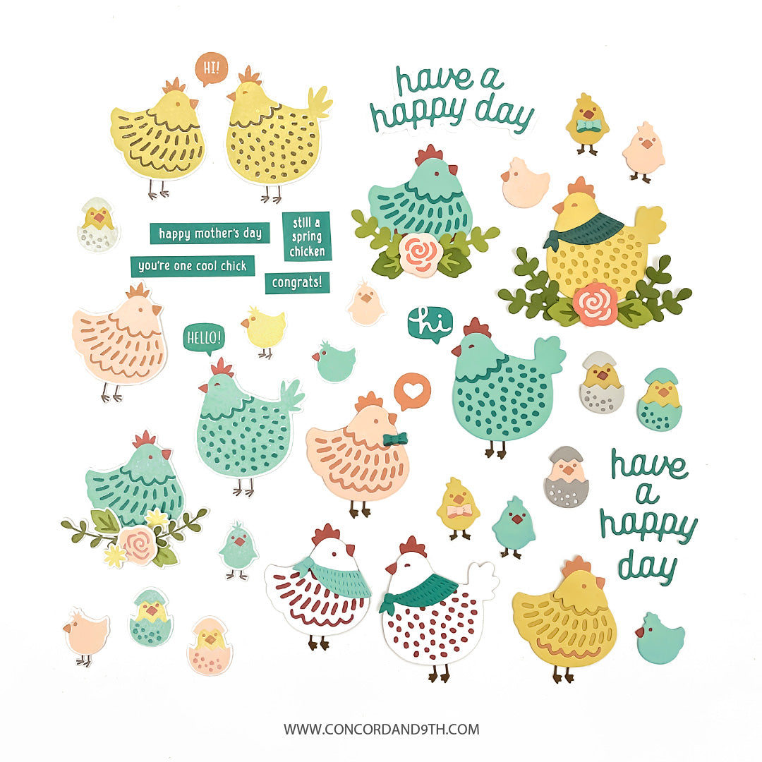 Chicken Chatter Stamp Set