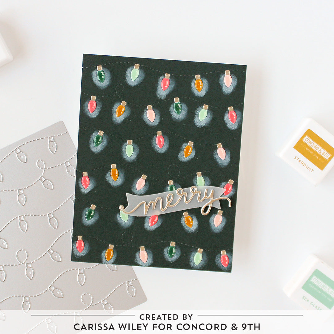 Christmas Lights Inlay Die