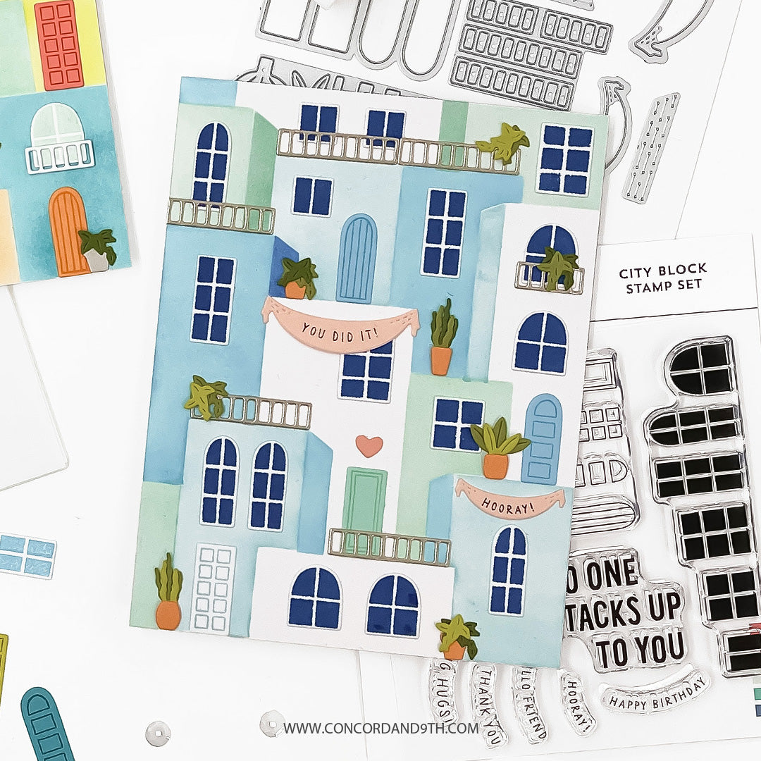 City Block Stamp Set