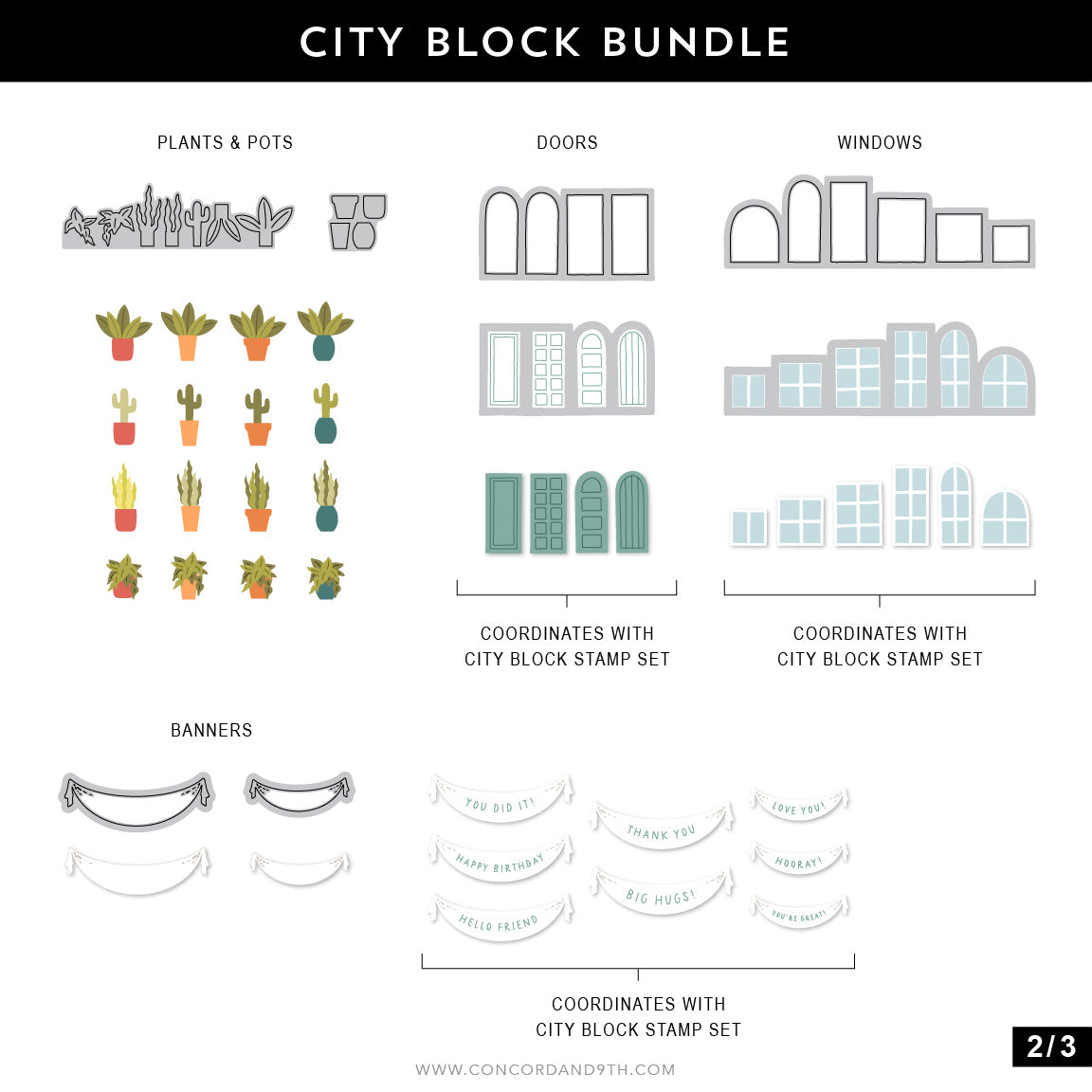 City Block Stencil Pack