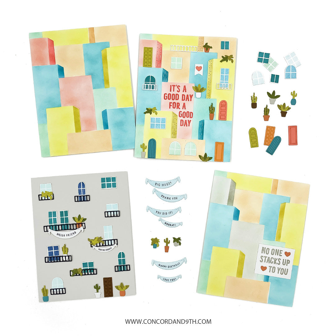 City Block Stamp Set
