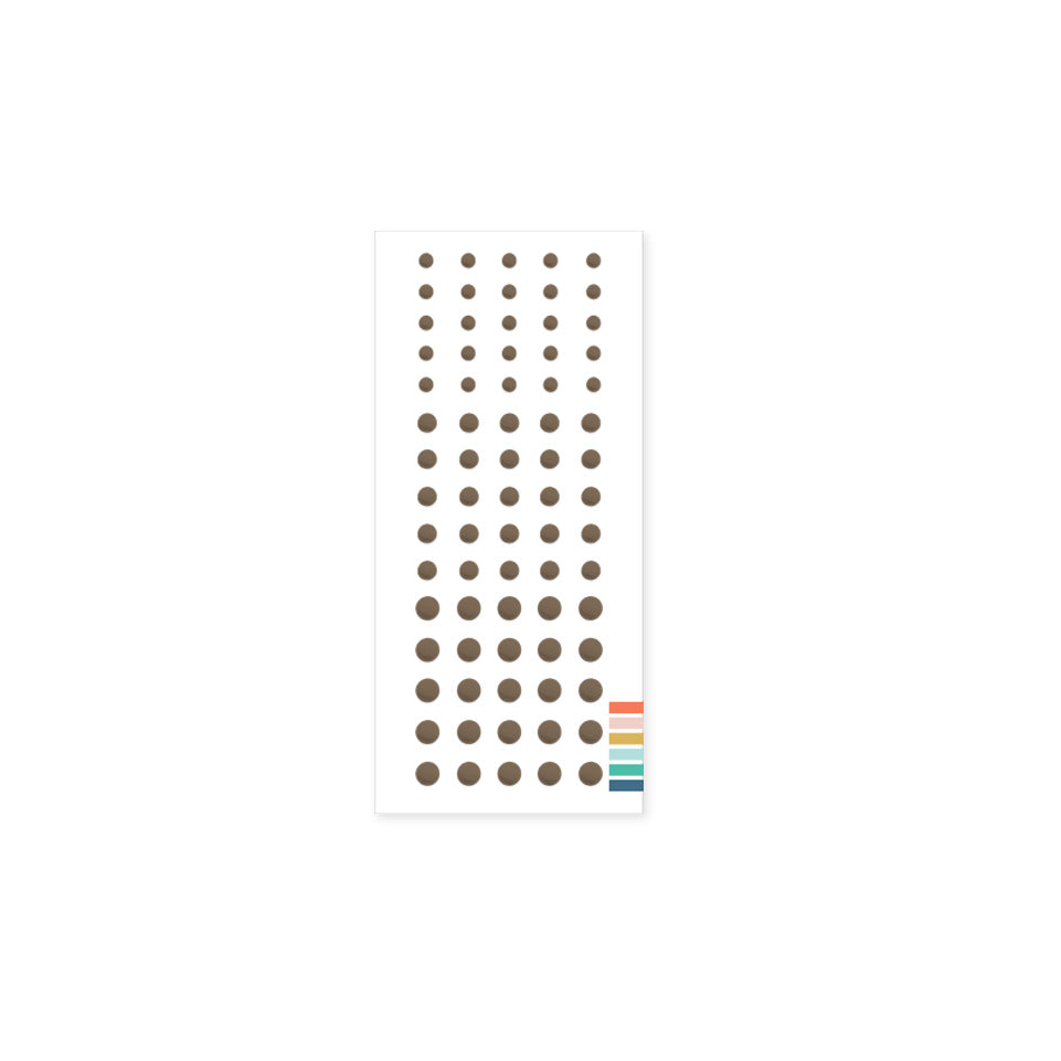 Enamel Dots: Cocoa