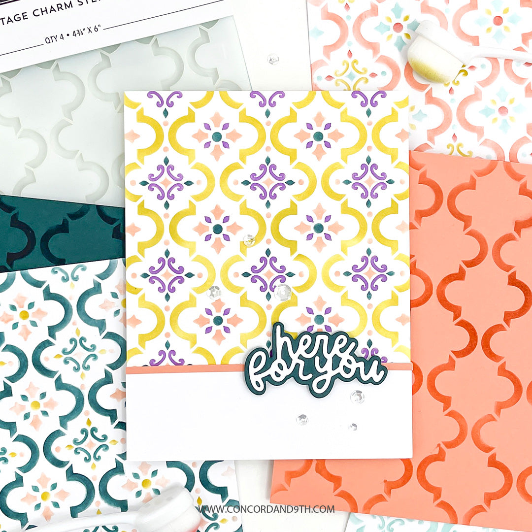 Cottage Charm Stencil Pack