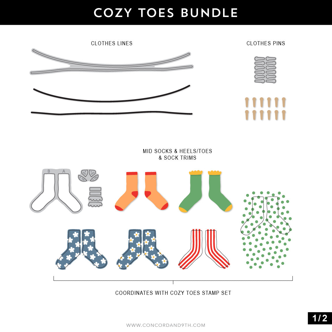 Cozy Toes Stamp Set