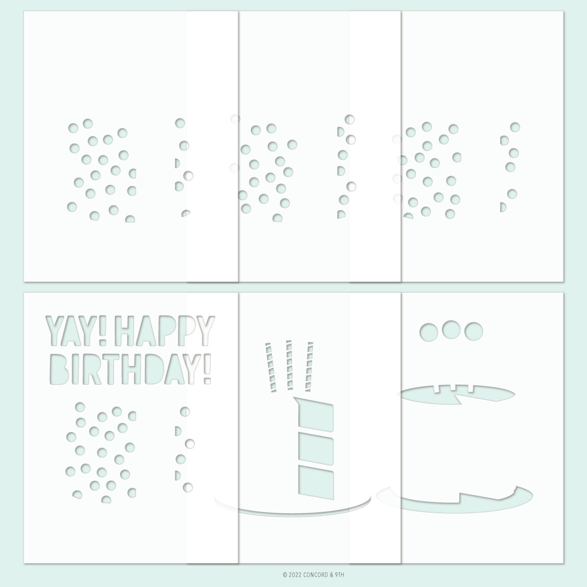 Cut the Cake Stencil Pack