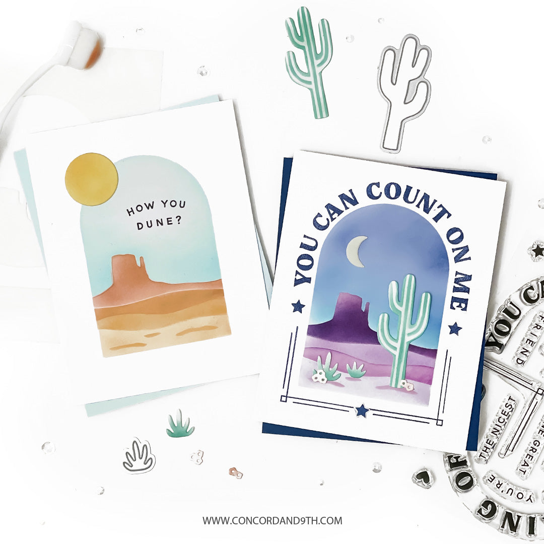 Desertscape Stencil Pack