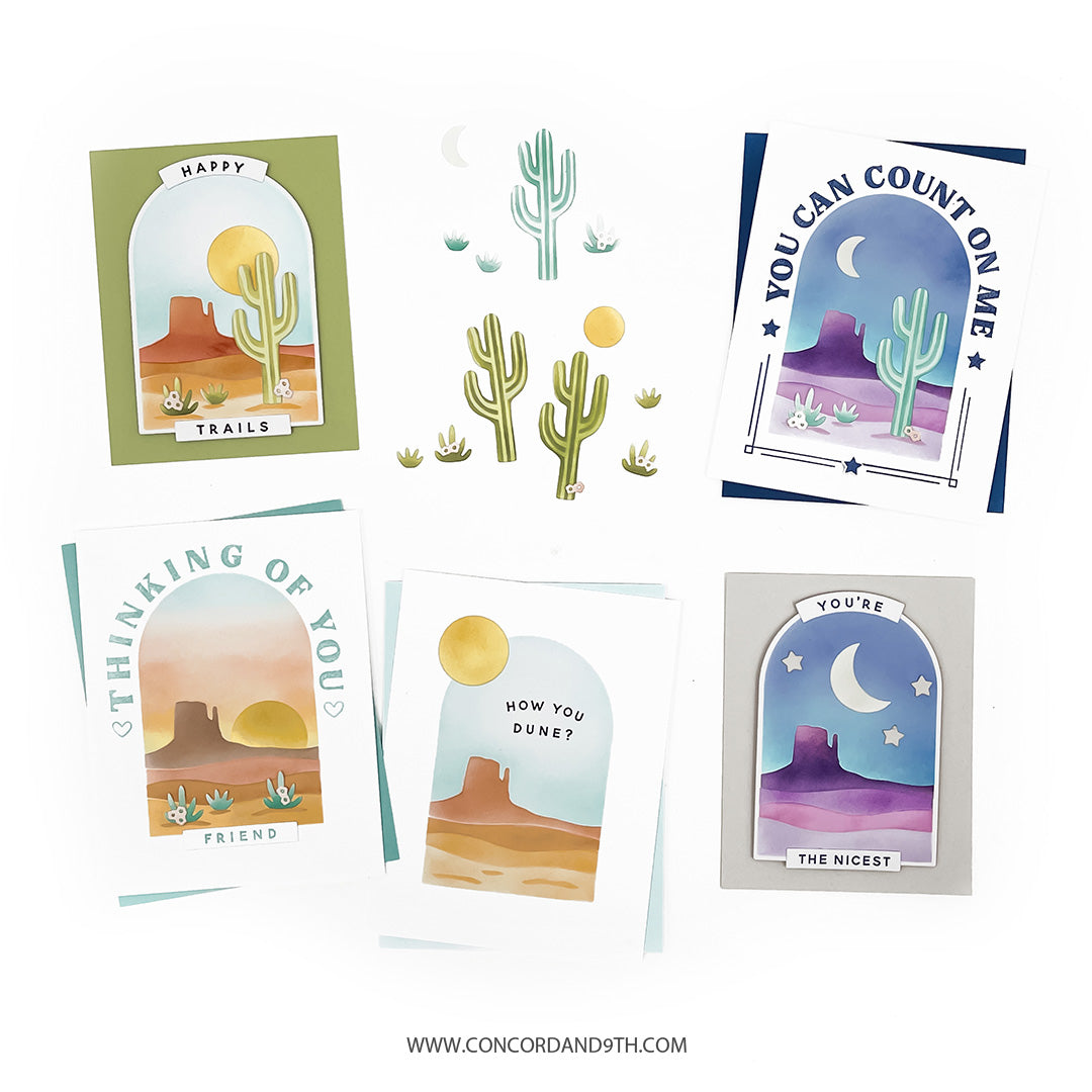Desertscape Stencil Pack