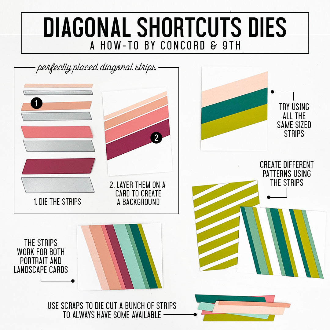 Diagonal Shortcuts Dies