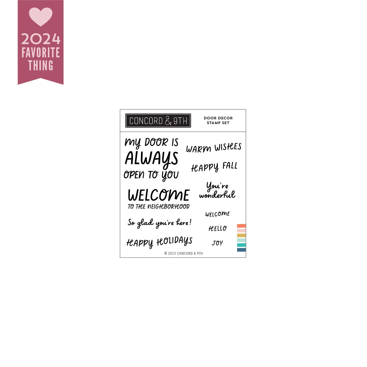 Door Decor Stamp Set