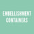 Embellishment Containers (3 Pack)