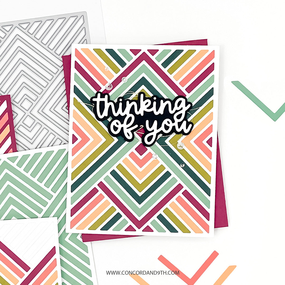 Empire Inlay Card Front Die - Concord & 9th