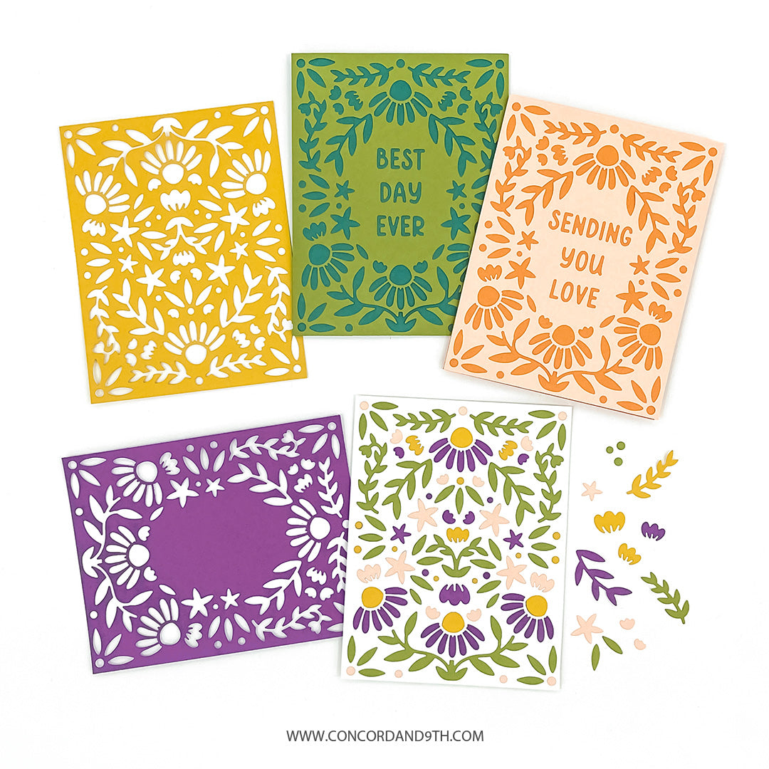 Troqueles de jardín encantado