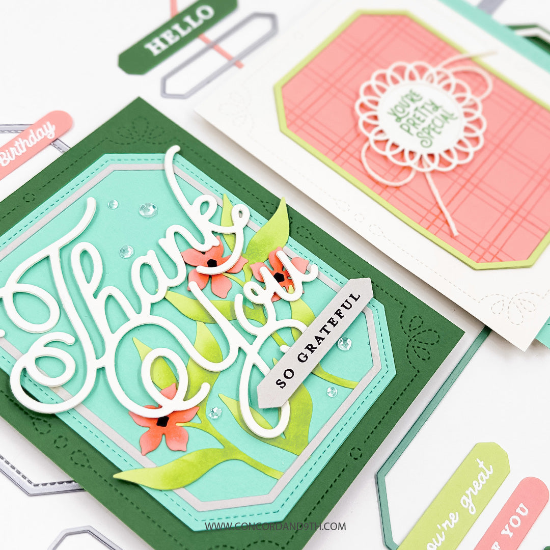 Essential Labels & Frames Dies