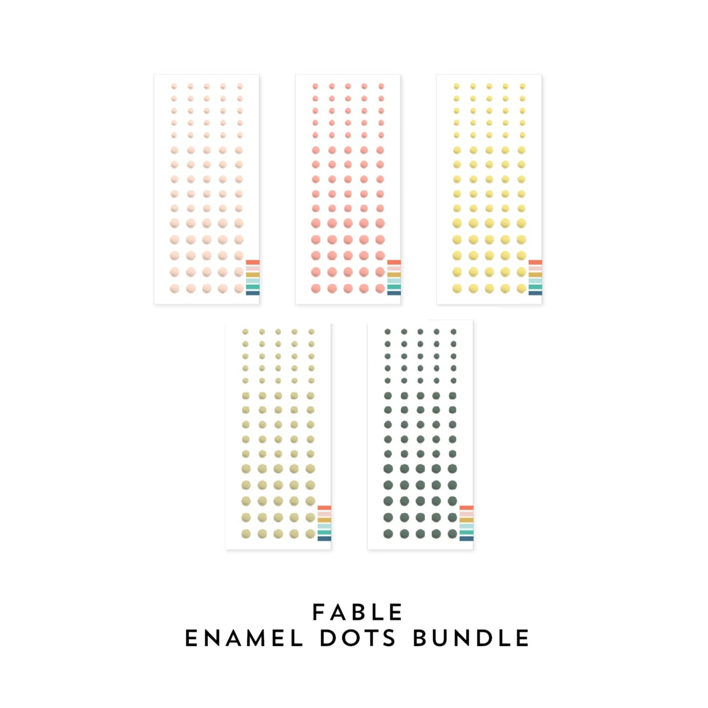Fable Enamel Dots Bundle