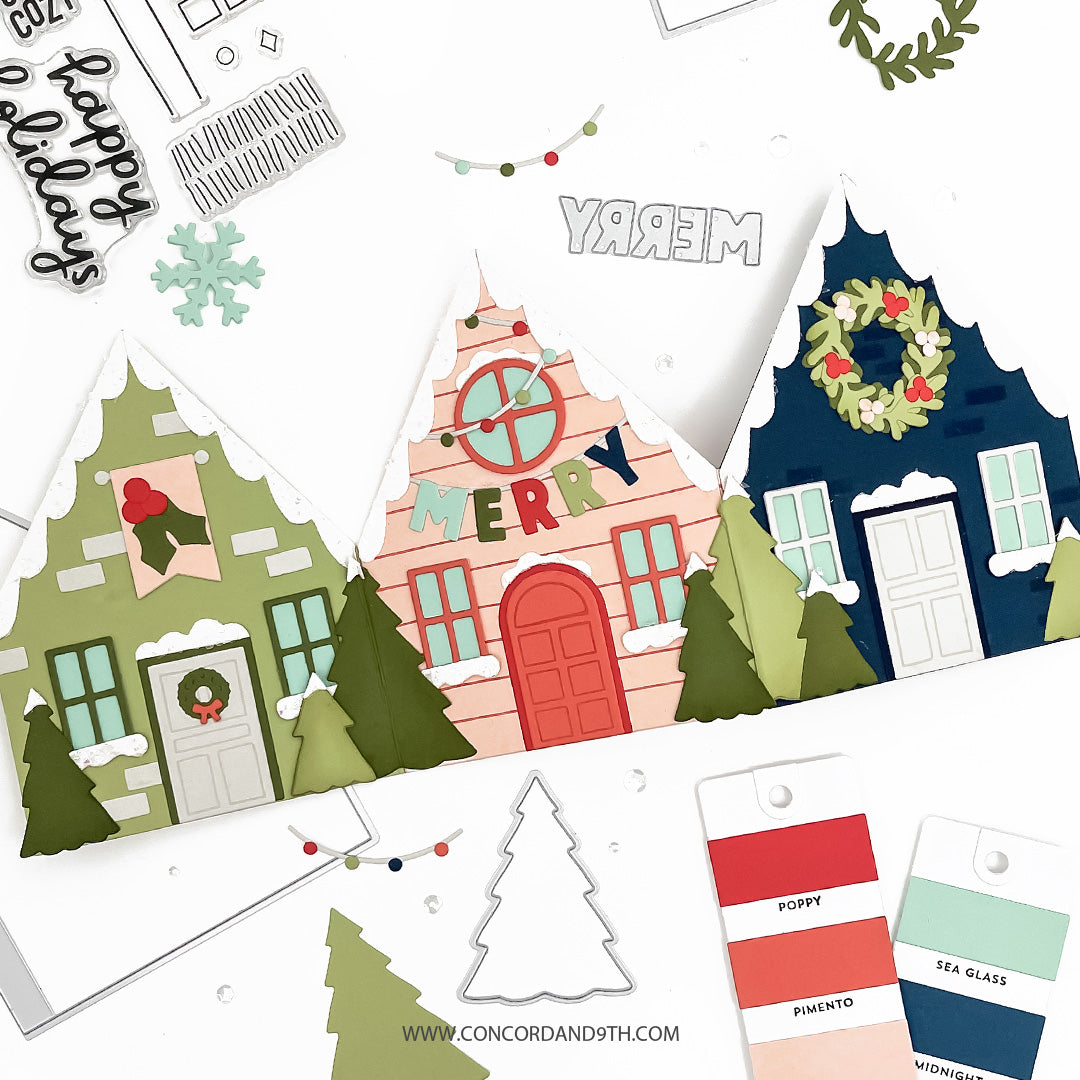 Festive Christmas Assorted Color Cardstock Pack