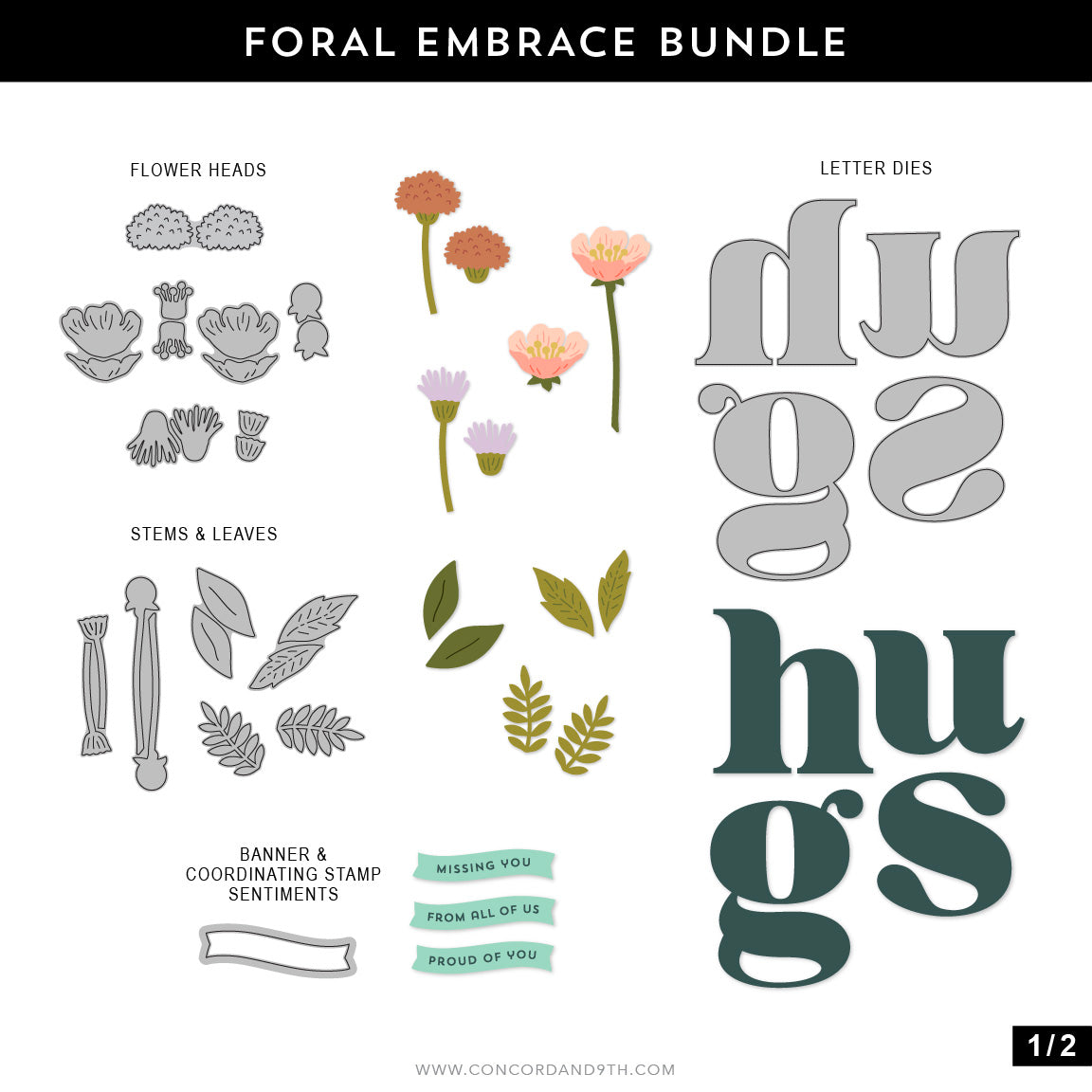 Floral Embrace Dies
