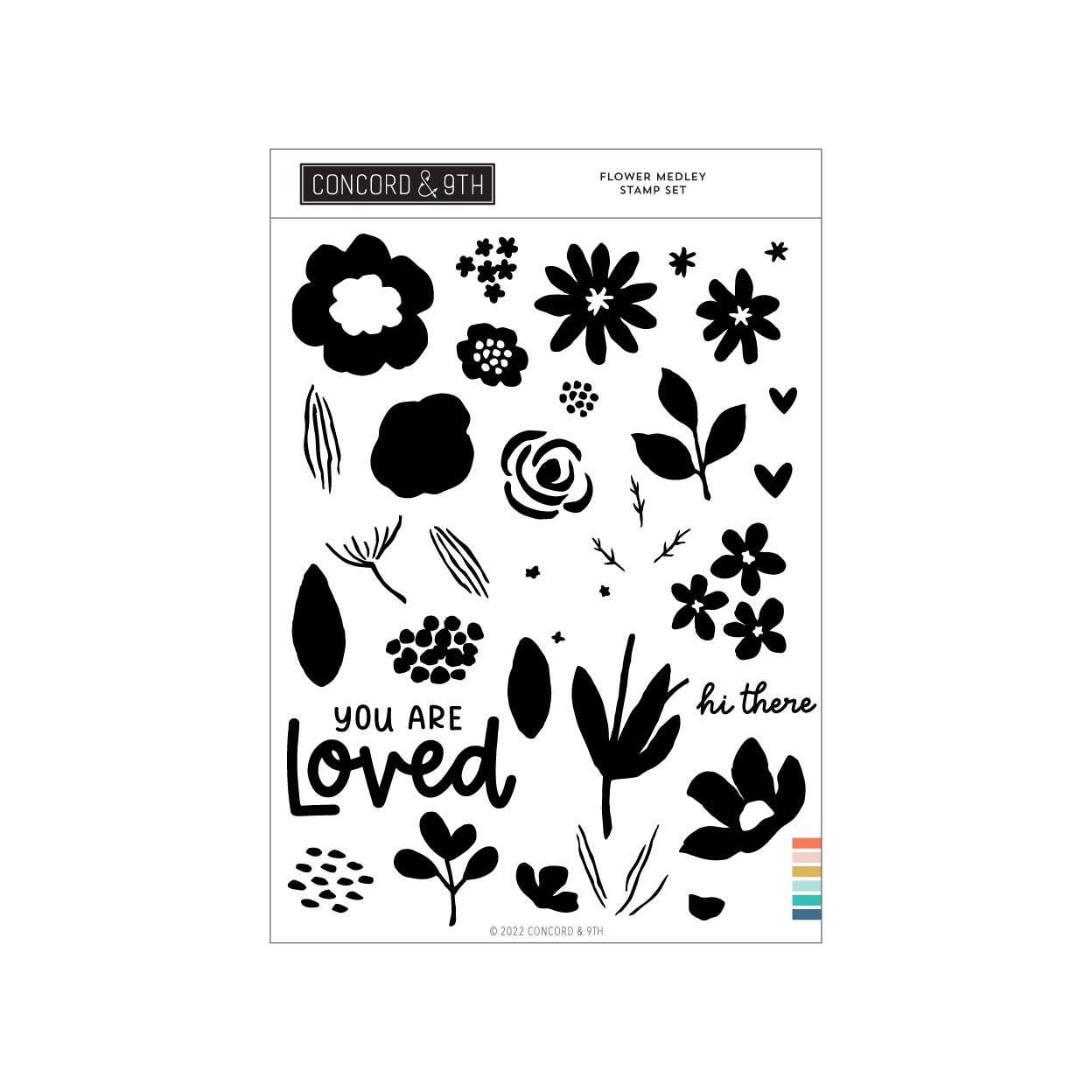 Flower Medley Stamp Set