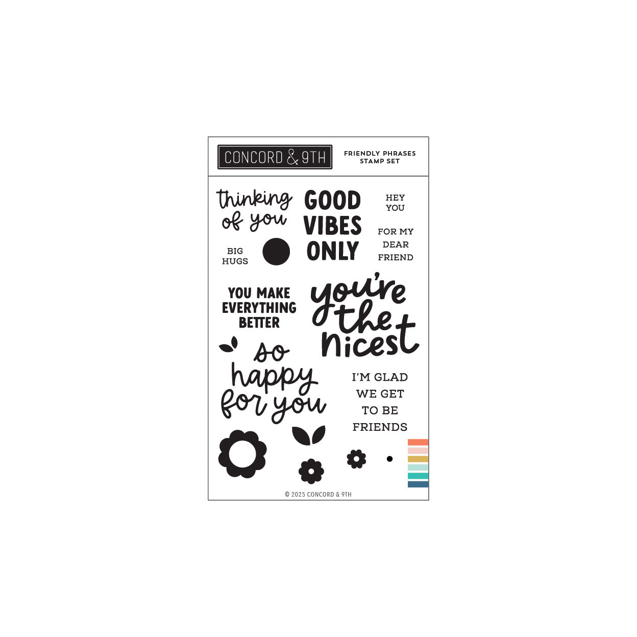 Friendly Phrases Stamp Set