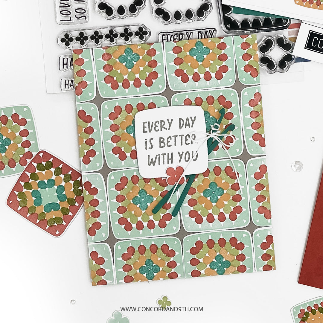 Granny Square Turnabout™ Stamp Set
