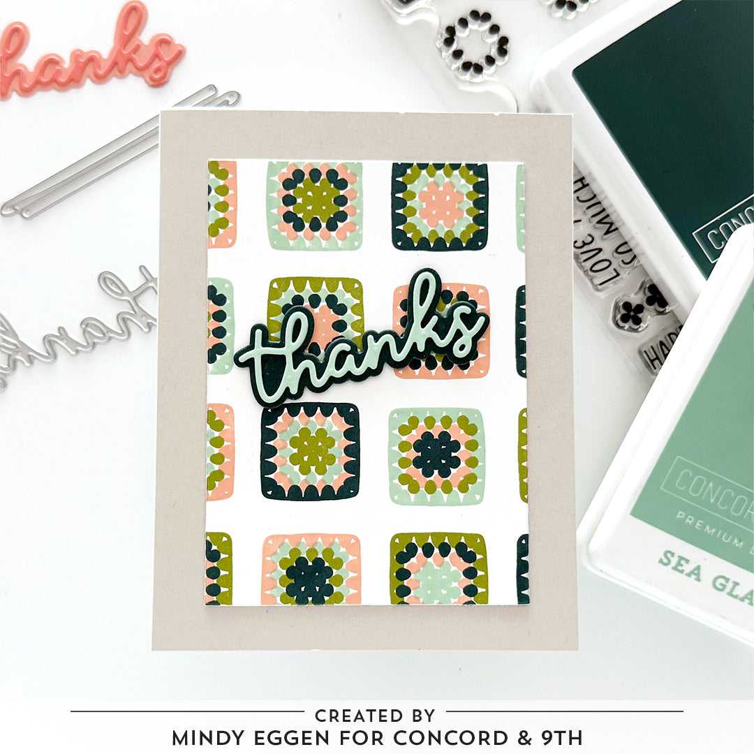 Granny Square Turnabout™ Stamp Set