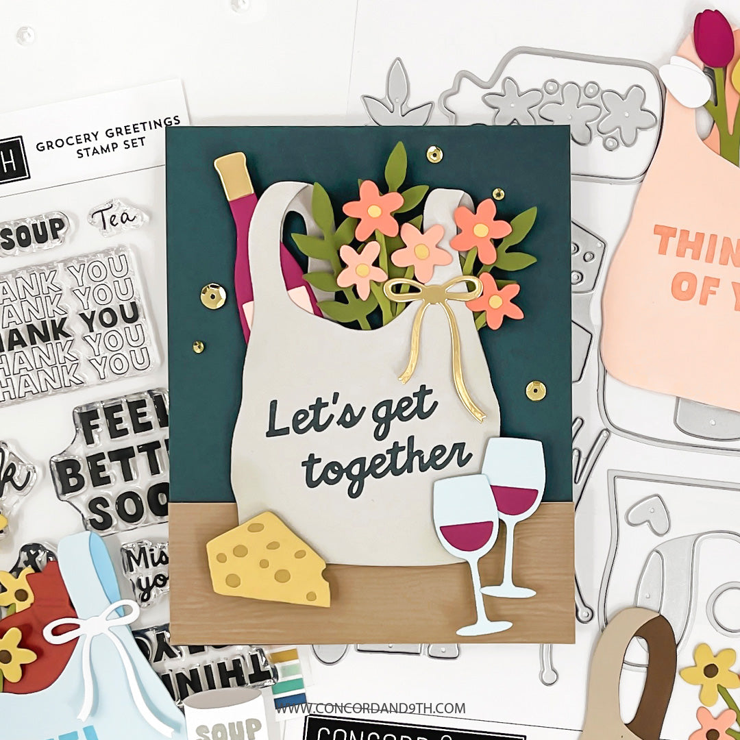 Grocery Greetings Stamp Set