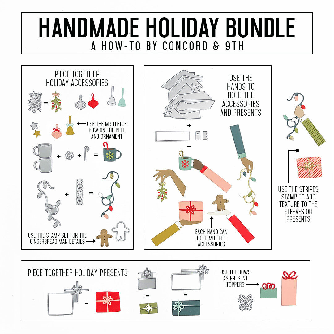 Handmade Holiday Stamp Set