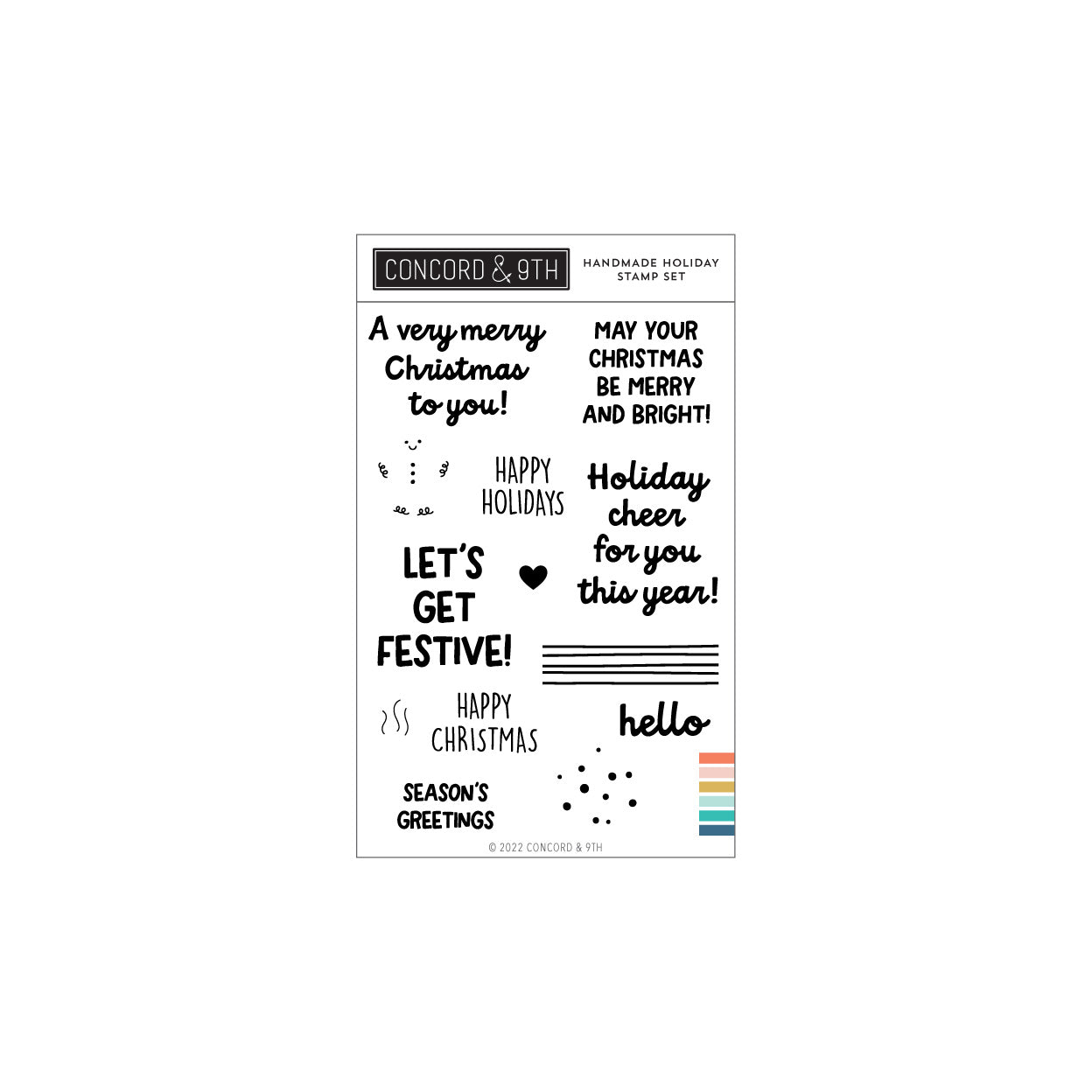 Handmade Holiday Stamp Set