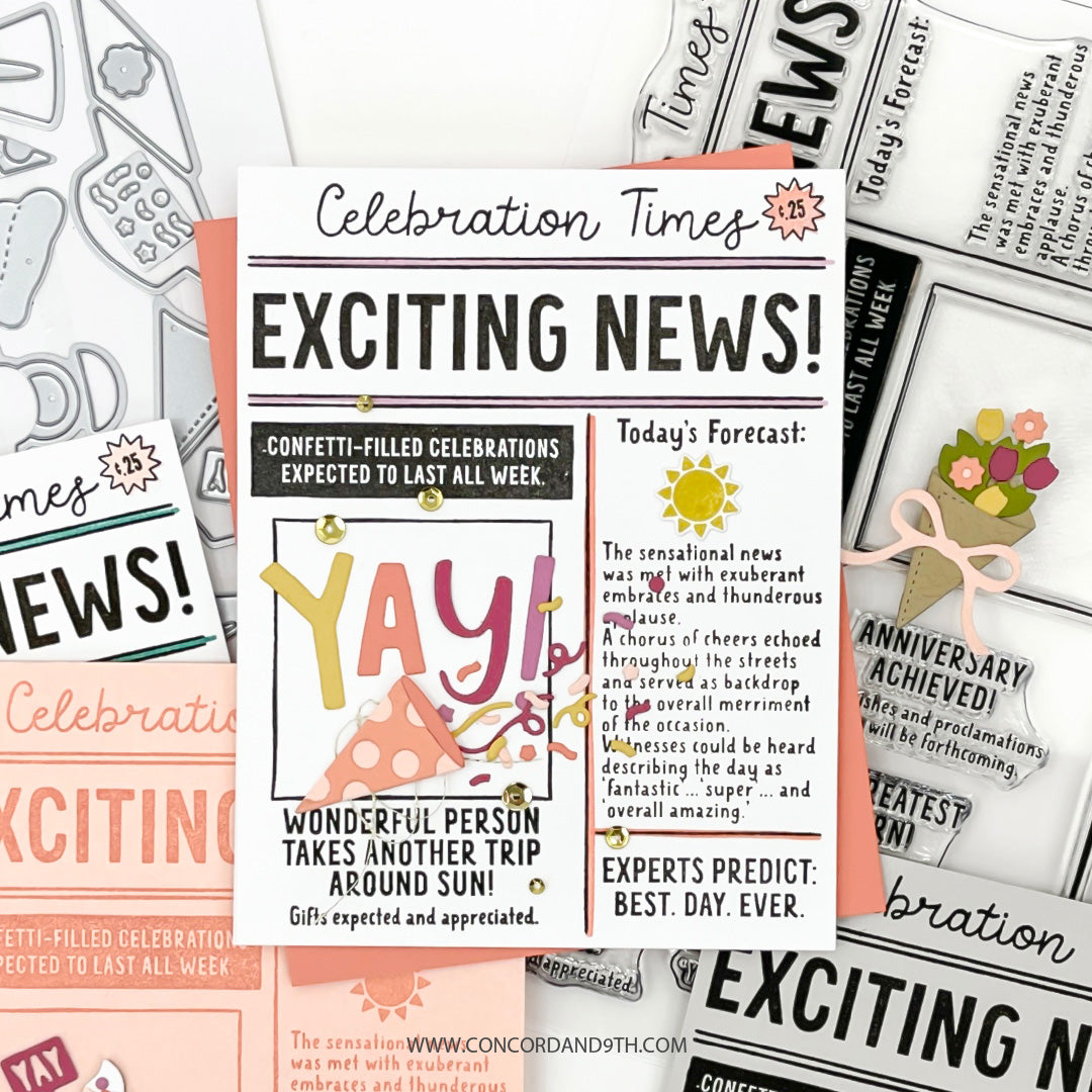 Happy Headlines Stamp Set