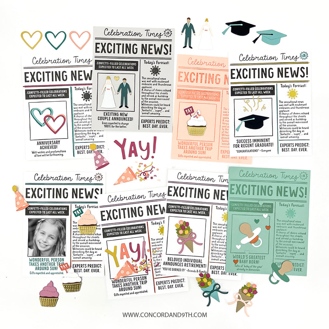 Happy Headlines Stamp Set