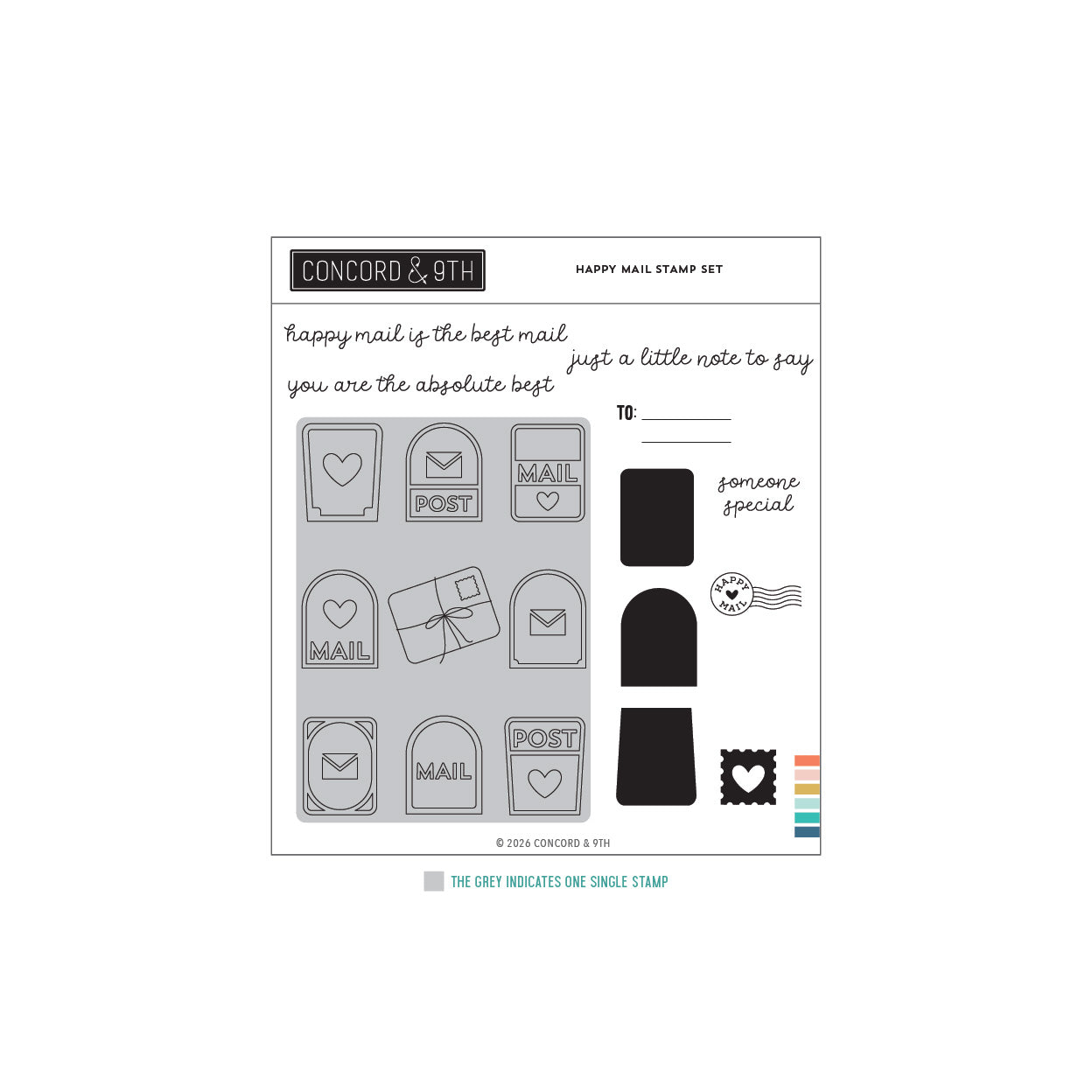 Happy Mail Stamp Set