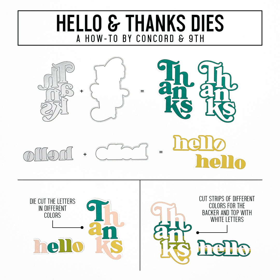 Hello & Thanks Dies