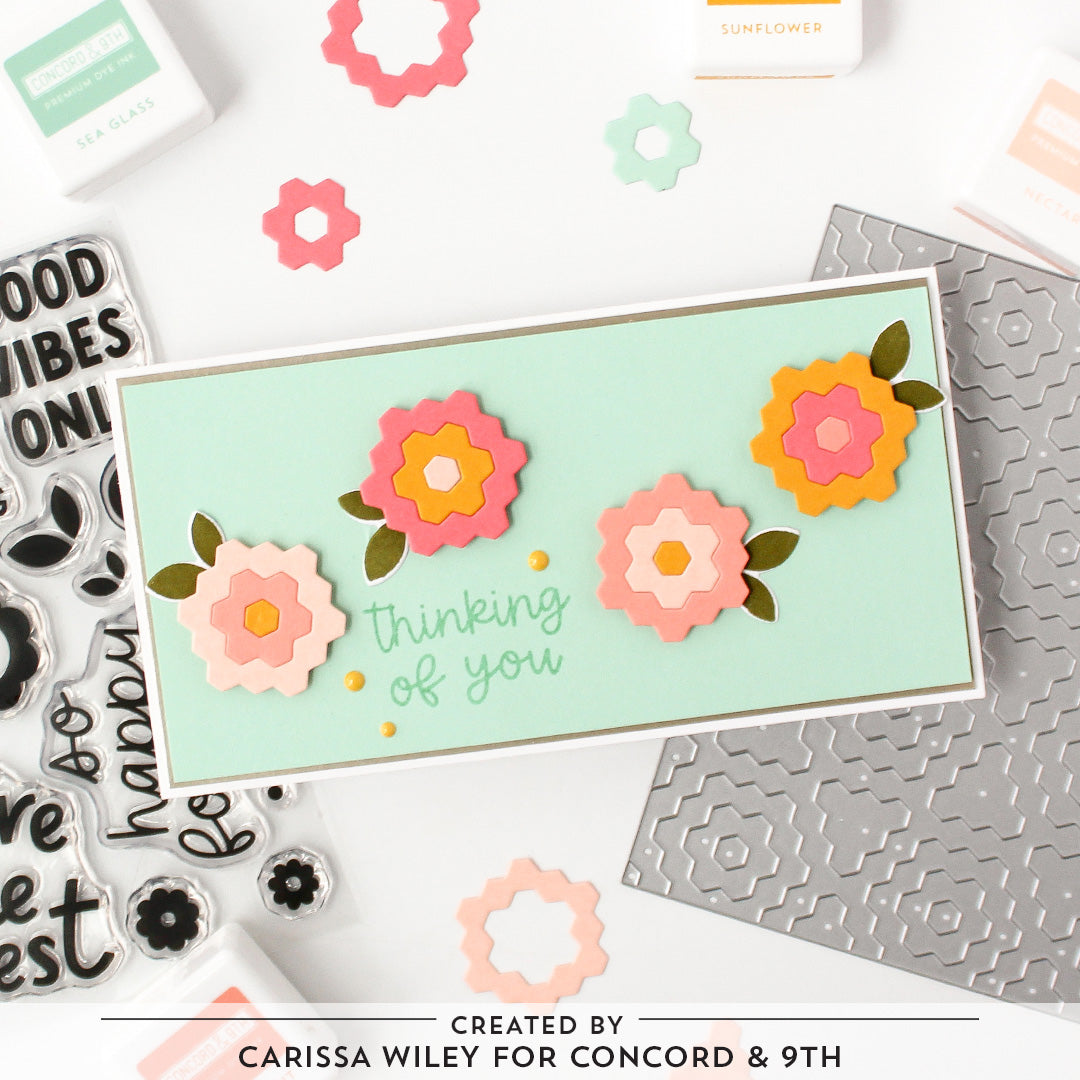 Hexie Bloom Inlay Die