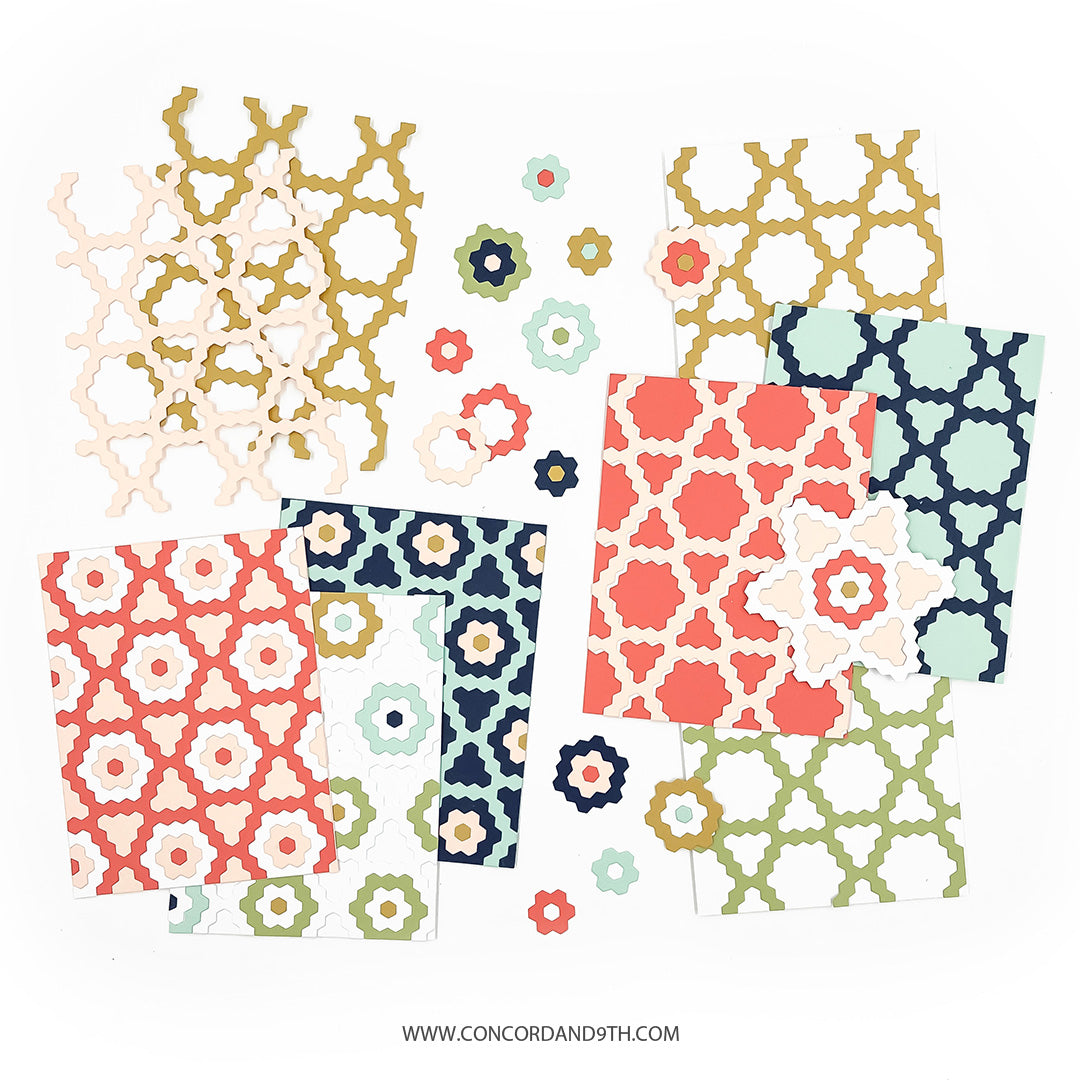 Hexie Bloom Inlay Die