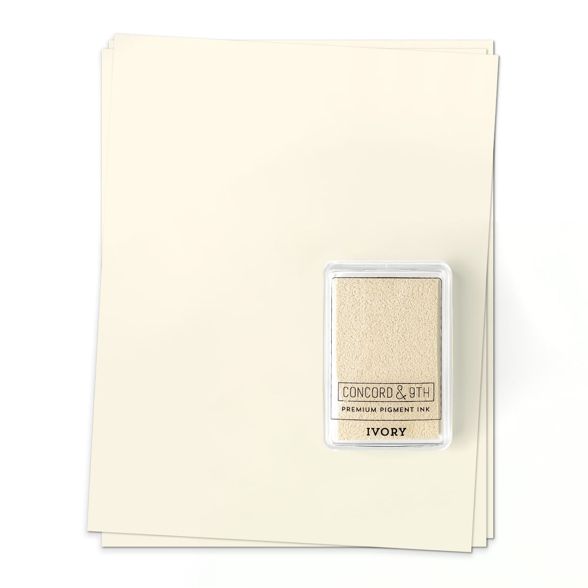 Cardstock: Ivory Ink Pad & Cardstock BUNDLE