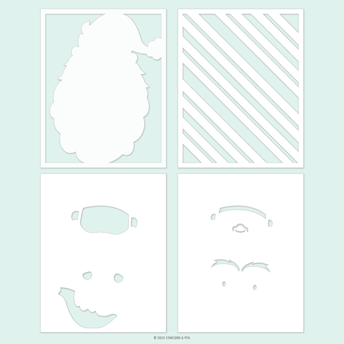 Jolly St. Nick Stencil Pack