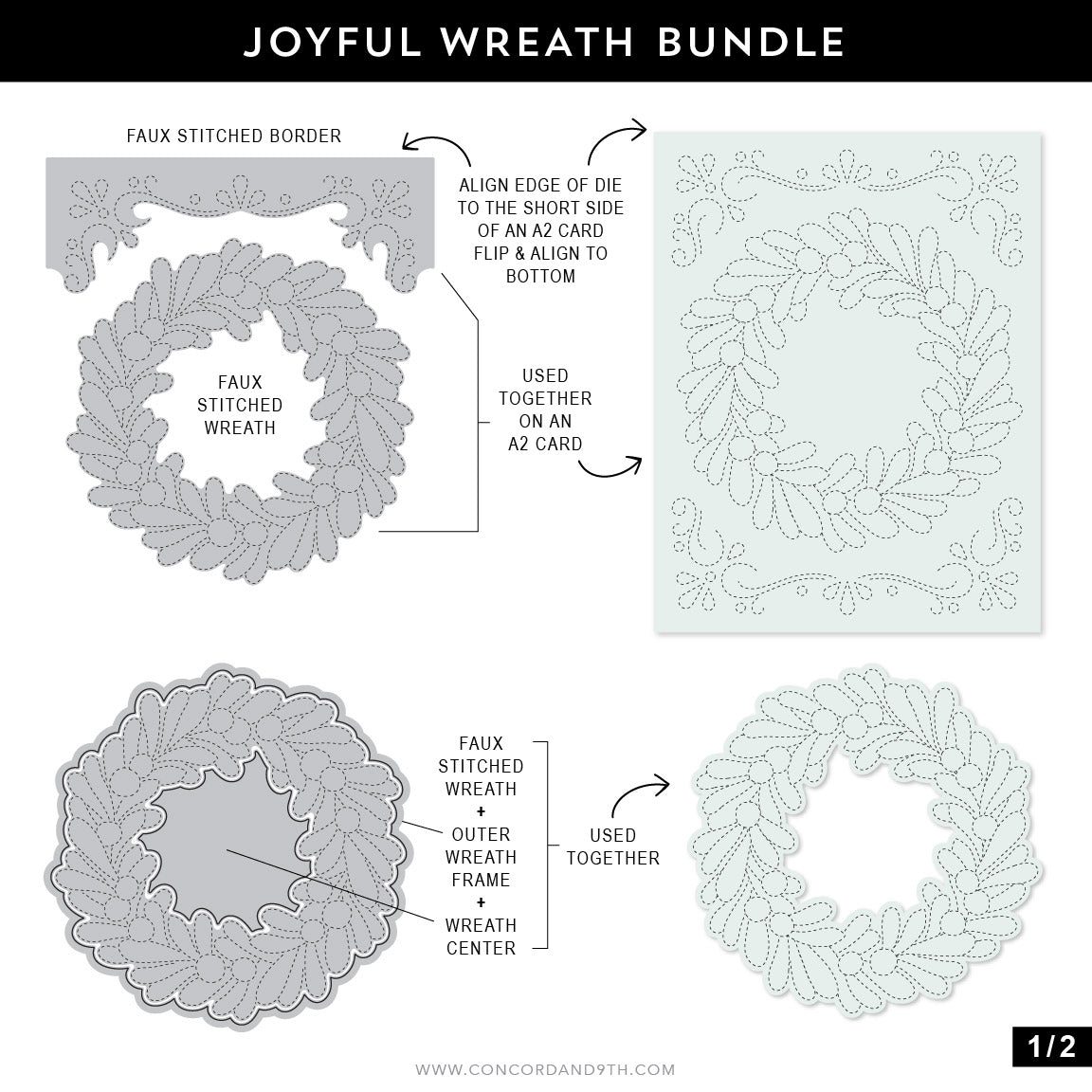 Joyful Wreath Dies