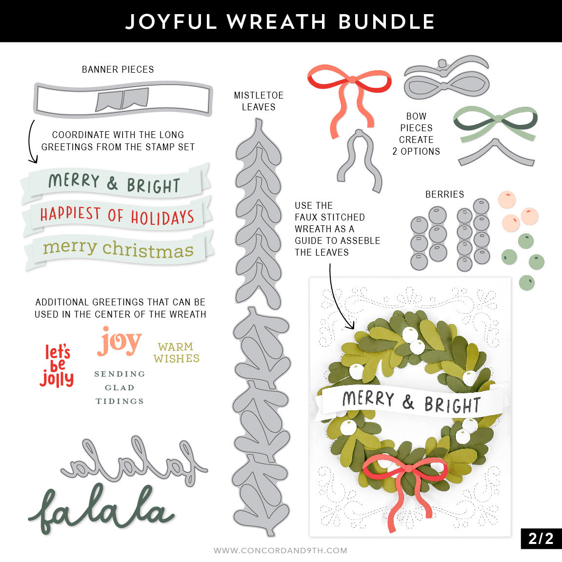 Joyful Wreath Stamp Set