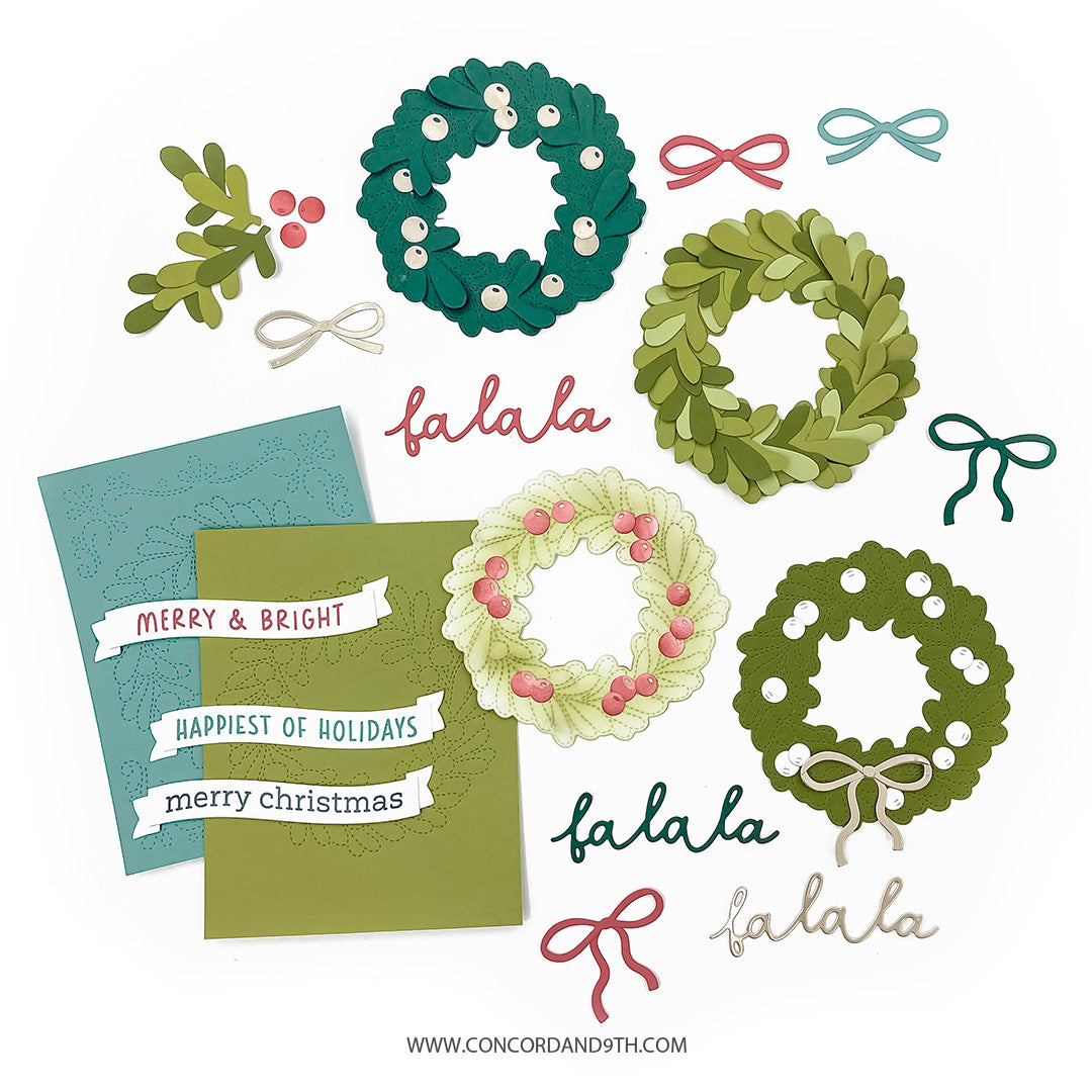 Joyful Wreath Stamp Set