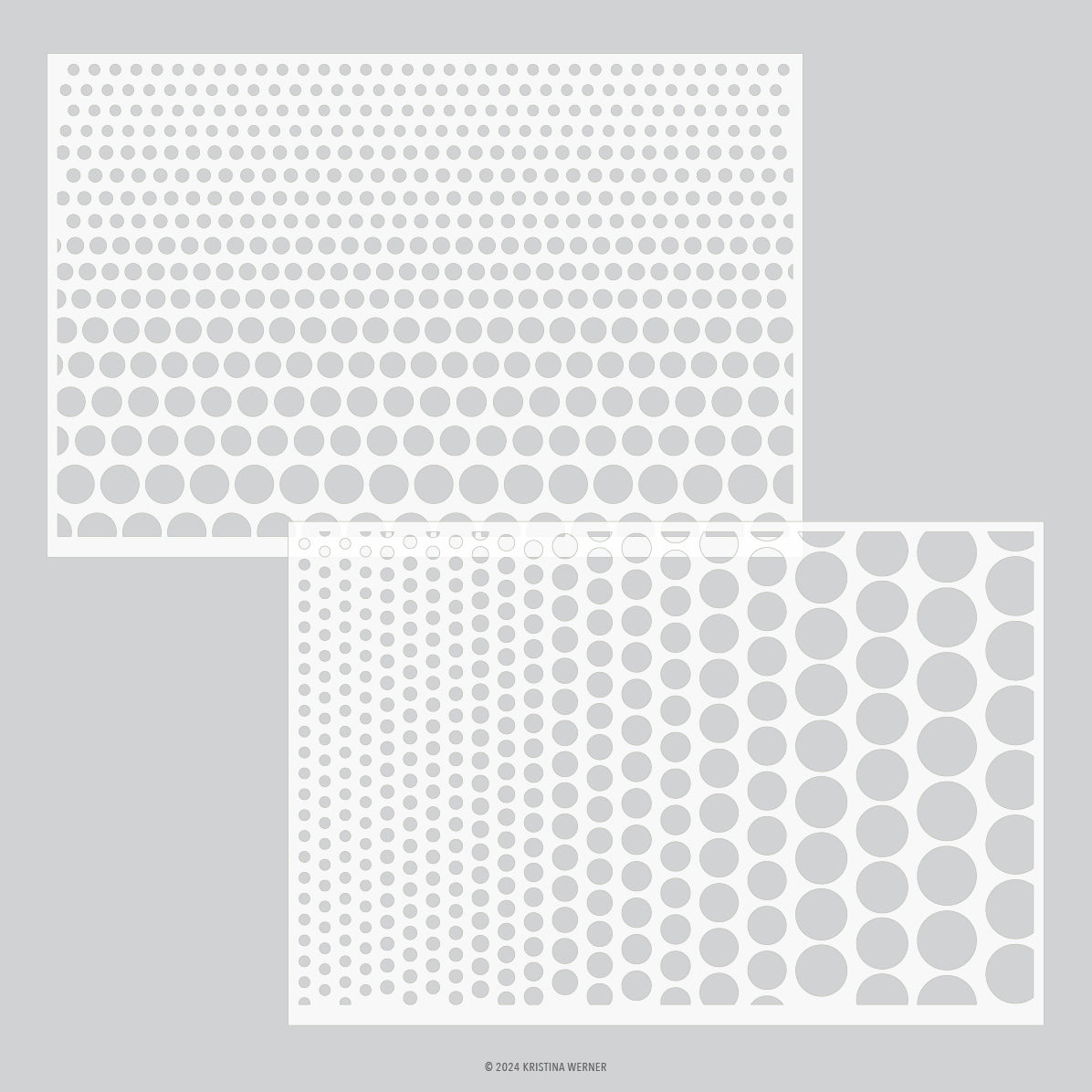 Gradual Dots Stencil Pack